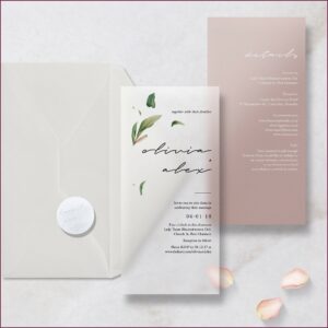 Wedding Invitation Translucent Paper
