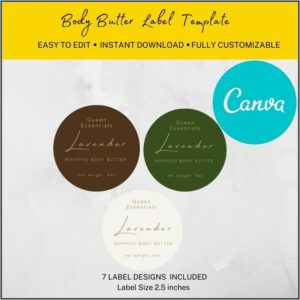 2.5 Circle Label Template