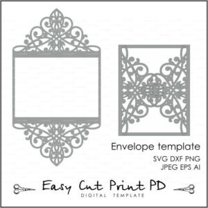 5x7 Pocket Fold Invitation Template
