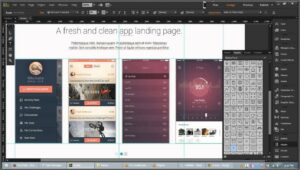 Adobe Muse Landing Page Template Free