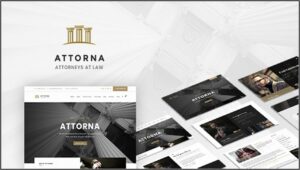 Attorney Website Templates Wordpress