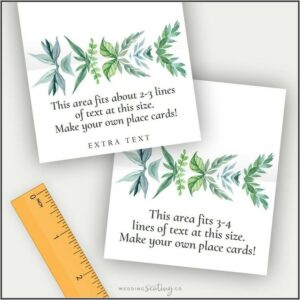 Avery Folded Place Cards Template