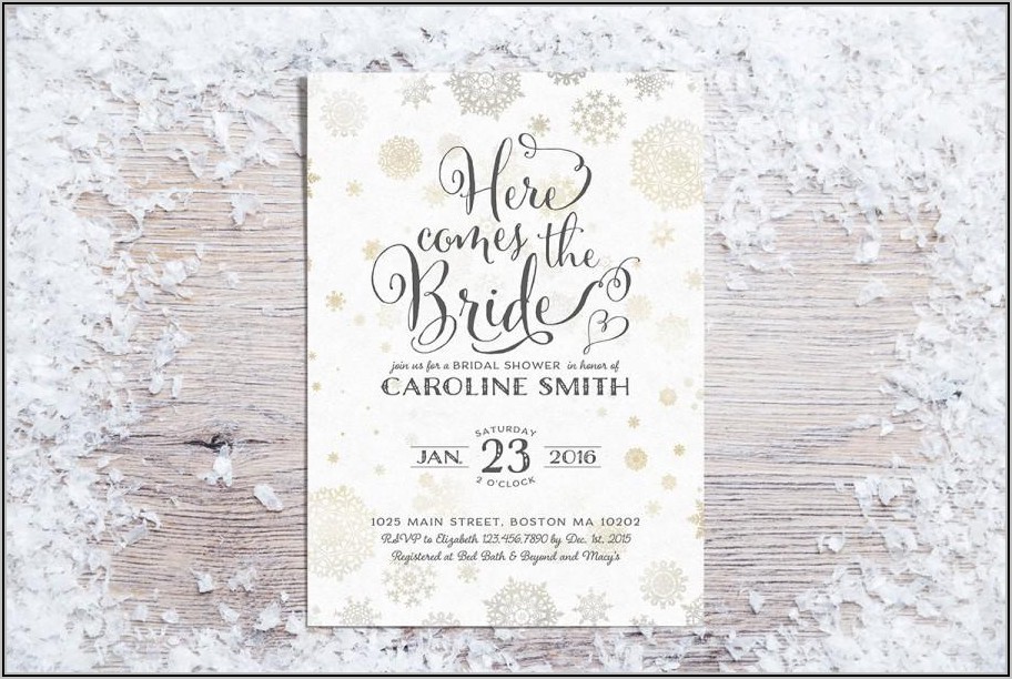 Bridal Shower Invitations Printable