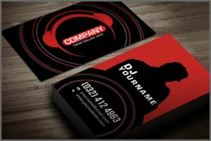 Dj Business Card Format
