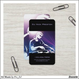 Dj Business Cards Templates Free Vector Download