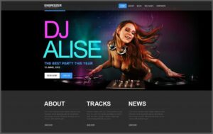 Dj Website Templates Free Download