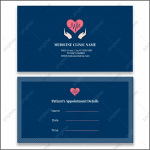Doctor's Appointment Card Template