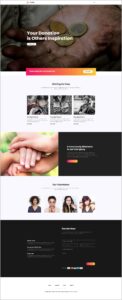 Donation Website Template Free