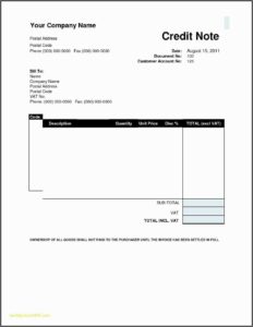 Dummy Invoice Template