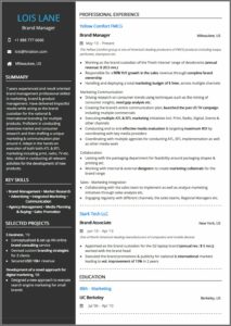 Free Combination Resume Template 2021