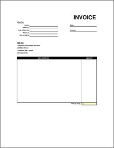 Free Invoice Template