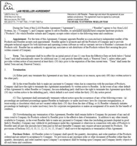 Free Reseller Agreement Template Australia