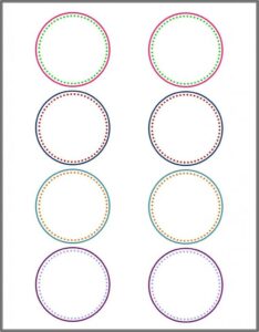 Free Round Label Templates For Word