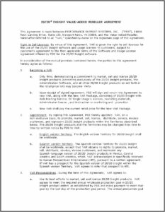 Free Sample Reseller Agreement Template