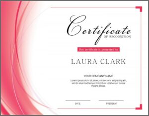 High School Graduation Certificate Template
