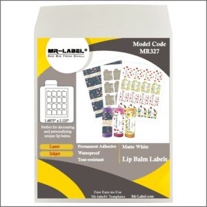 Lip Balm Tube Label Template Word