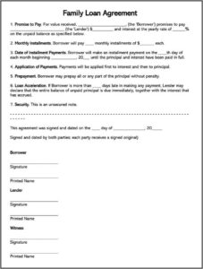 Loan Agreement Template Australia