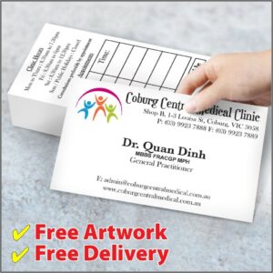 Medical Appointment Card Template Free