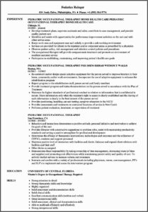 Occupational Therapy Assistant Documentation Examples