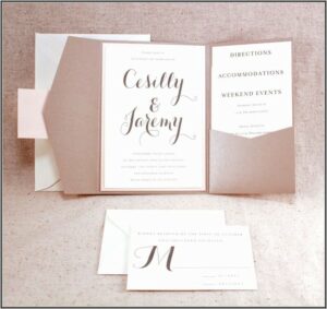 Pocket Fold Invite Template