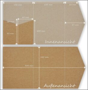 Pocketfold Invitation Template A4