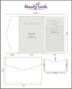 Pocketfold Invites Template