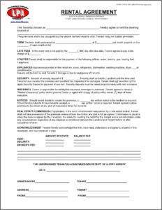 Simple Rental Agreements Templates