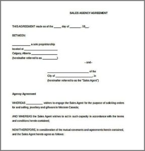 Sole Proprietor Contract Template