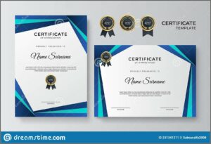 Template For Stock Certificate Border