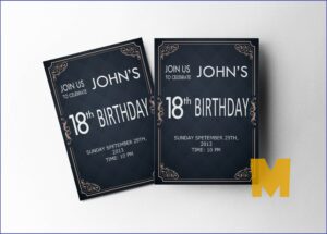 18th Birthday Invitation Templates Free