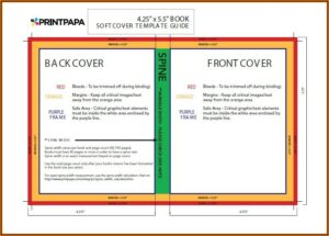 5.5 X 8.5 Book Cover Template Psd