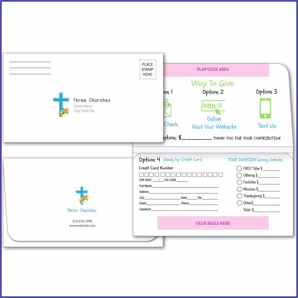 6 34 Remittance Envelope Template