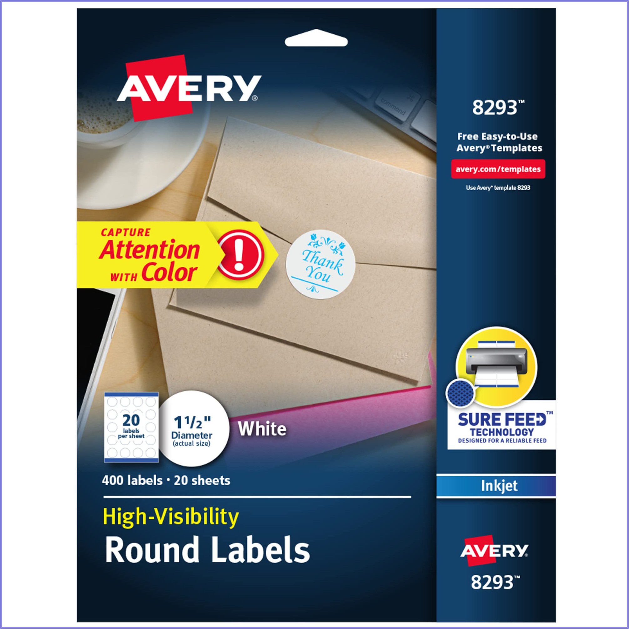 Avery Round Label Template 5293