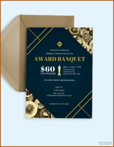 Award Banquet Invitation Template