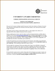 Award Ceremony Invitation Email Template