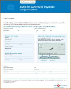 Bank Deposit Slip Template Bmo