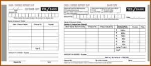 Bank Deposit Slip Template Pdf