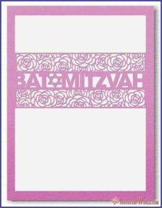Bar Mitzvah Invitation Templates Free