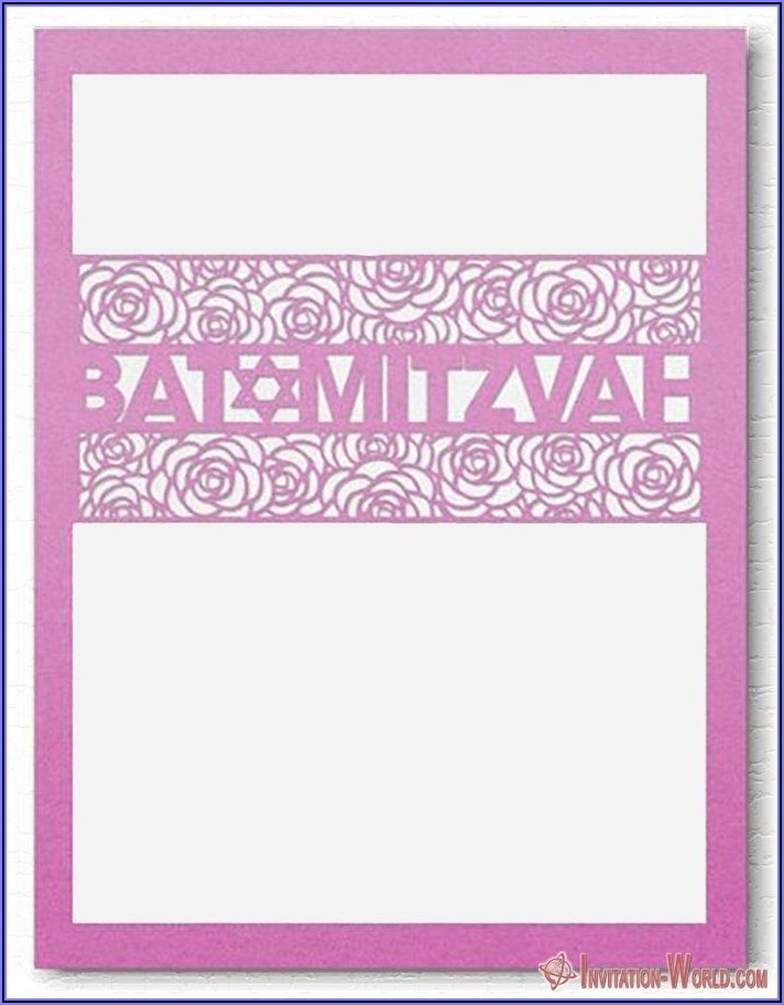 Bar Mitzvah Invitation Templates Free
