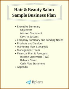 Beauty Salon Business Plan Sample