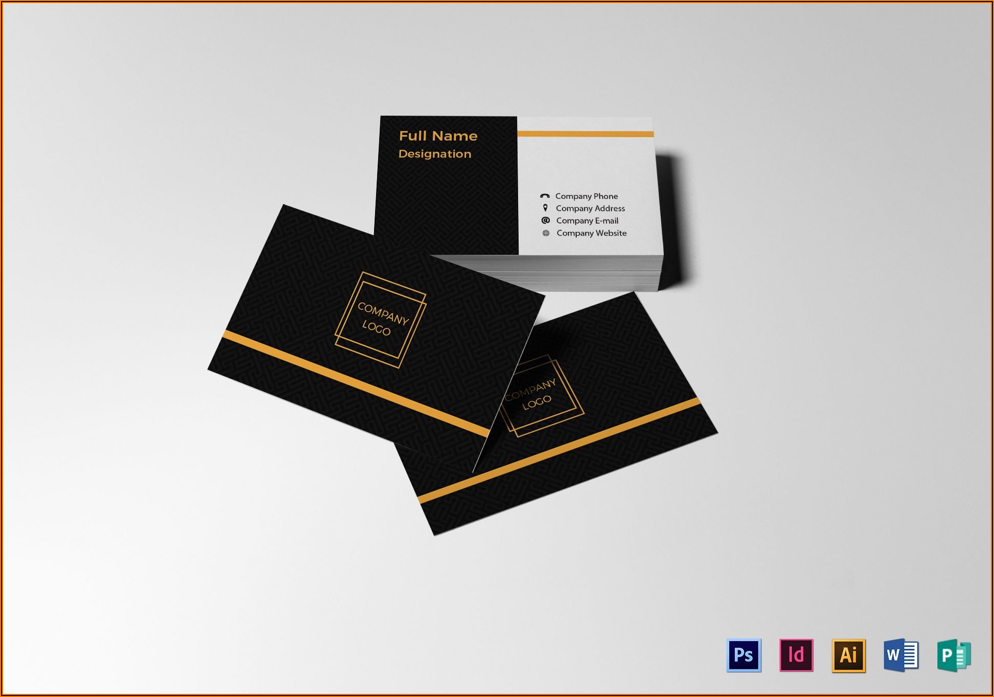 Blank Business Card Template Free Download