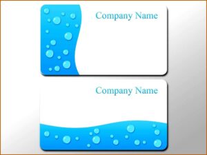 Blank Business Card Template Photoshop Free Download