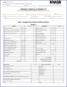 Blank Financial Statement Template