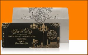 Boarding Pass Save The Date Wedding Invitations