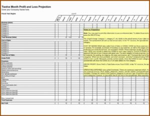 Business Expenses Spreadsheet Template Excel