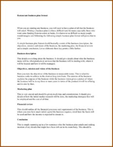 Business Plan Template Cafe