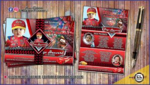 Cars Birthday Invitation Layout