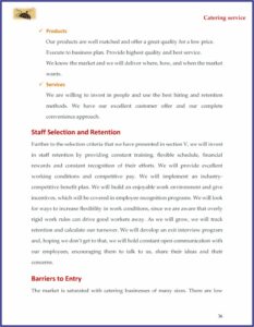 Catering Business Plan Sample