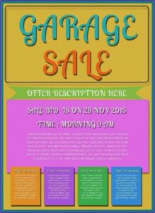Church Yard Sale Flyer Template
