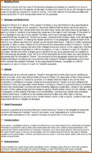 Commercial Lease Agreement Texas Form